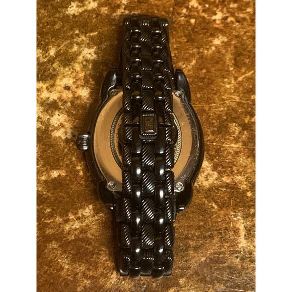 Judith Ripka Madison Watch Black Stainless Steel and Black Spinel - Picture 9 of 11